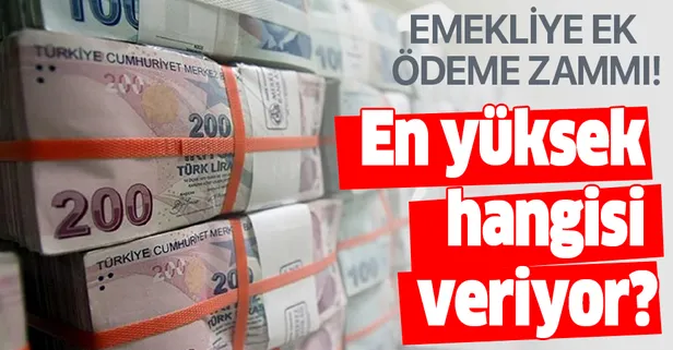 Emekliye promosyon ve ek ödeme zammı geldi!