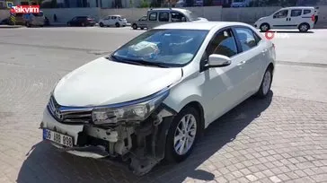 Samsun’da otomobil kamyona çarptı: 3 yaralı