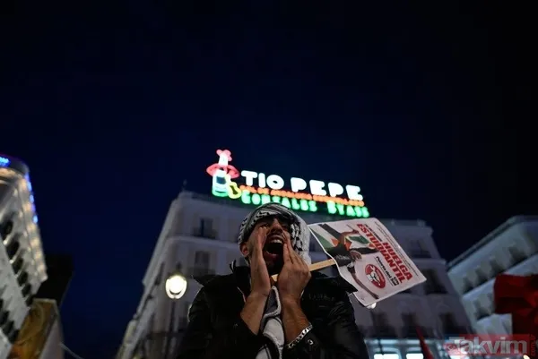 Dünya 'Katil İsrail' diyor! Orta Doğu'dan Asya'ya Avrupa'dan ABD'ye milyonlarca kişiden Filistin'e destek - 18