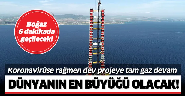 1915 Çanakkale Köprüsü yükseliyor! Tamamlandığında dünyanın en büyüğü olacak