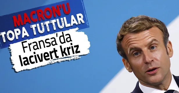 Fransa bayrağında renk değişti! Macron eleştirilerin hedefinde