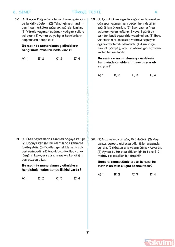 A-B-C-D kitapçığı İOKBS PYBS sayısal soruları PDF İNDİR! İOKBS Bursluluk 5.6.7.8.9.10.11. SINIF sayısal FULL soru kitapçığı 2022! Matematik, Geometri, Fen, Kimya, Fizik soru ve cevap anahtarı! - 40
