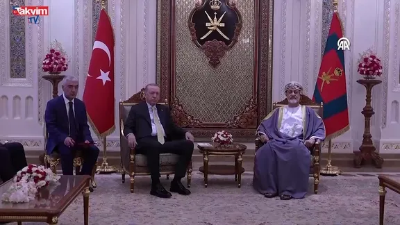Başkan Erdoğan Umman Sultanı Heysem bin Tarık ile görüştü
