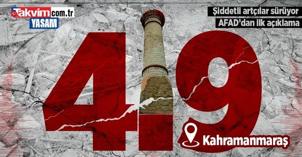 Son dakika: Kahramanmaraş Çağlayancerit’te 4,9 büyüklüğünde deprem | AFAD, Kandilli son depremler listesi