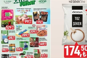 Tarım Kredi Kooperatifi 15-21 Nisan 2025 kataloğu | 27 üründe kat kat fırsat! TARSÜT kaşar peyniri 289 TL’ye düştü