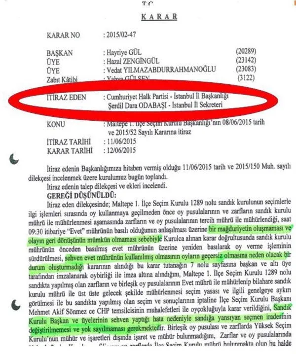 Mühürsüz oy talebi CHP ve HDP’nin çıktı-2