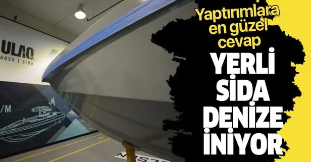 Türkiye’nin ilk silahlı insansız deniz aracı SİDA denize iniyor