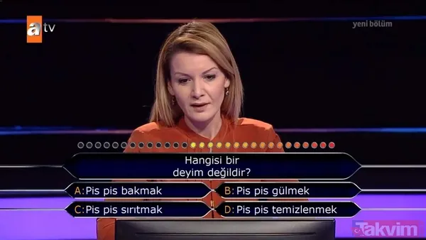 Milyoner'e damga vuran soru! Bakın o kelimenin Osmanlı'daki anlamı neymiş: Usul-ı tahaffuzun günümüzdeki karşılığı... - 7