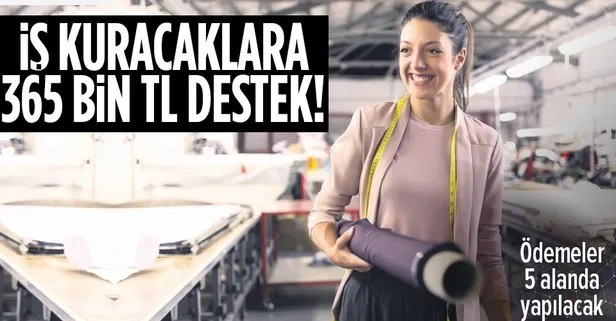 Girişimciye 365 bin TL