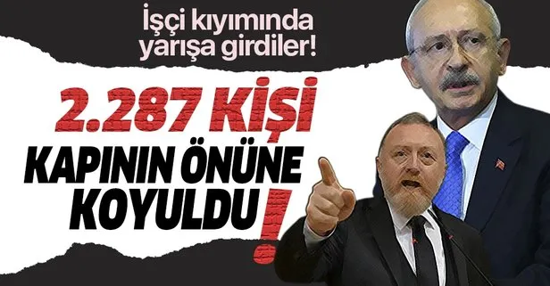 CHP ve HDP’li belediyeler 2.287 işçiyi kapının önüne koydu