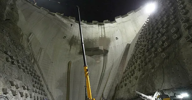 Tamamlandığında dünyanın üçüncü barajı olacak! Yusufeli Barajı'nda sona doğru!