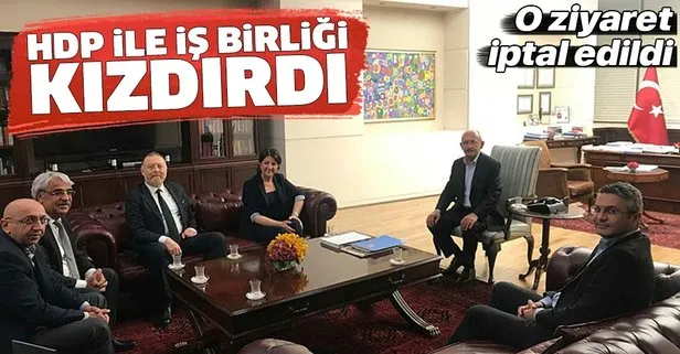 CHP’nin HDP ile iş birliği kızdırdı! O ziyaret iptal edildi
