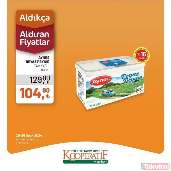 23-26 Ocak 2024 Tarım Kredi Kooperatif market fiyat listesi mest etti: Ayçiçek yağı, Peynir, süt, yumurta, kaşar fiyatları dibi gördü - 10