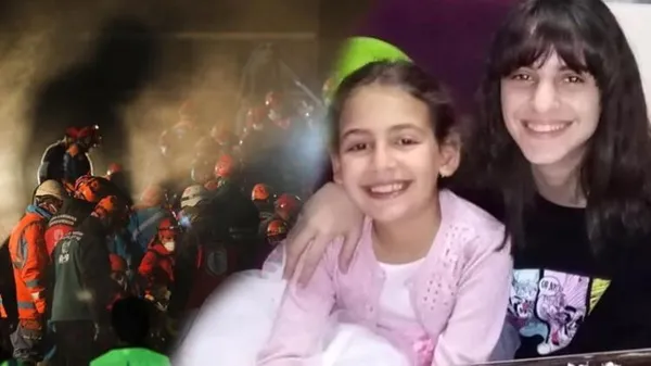 Kız kardeşleri deprem ayırdı 14 yaşındaki İdil kurtarılırken kardeşi İpek’ten acı haber geldi-1