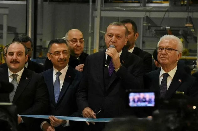 Erdoğan, Tirsan Kardan Fabrikasının açılışını yaptı
