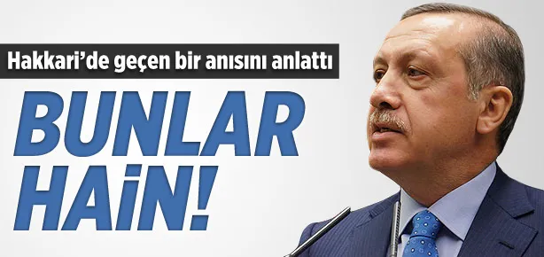 Erdoğan: Bunlar hain!