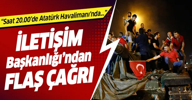 Cumhurbaşkanlığı İletişim Başkanı Fahrettin Altun'dan 15 Temmuz etkinliğine davet