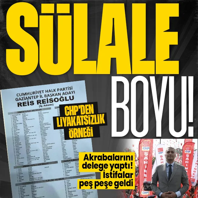 CHP kongrelerinde sular durulmuyor! Başkan neredeyse tüm sülalesini delege yaptı! İstifalar peş peşe geldi