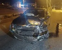 Kırıkkale’de iki otomobilin çarpıştığı kazada 1’i çocuk 5 kişi yaralandı
