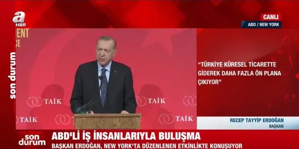 Son dakika: Başkan Erdoğan'dan ABD'de önemli açıklamalar: Türkiye ile ABD arasında ticaret hacmi 25 milyar dolara çıkacak-3
