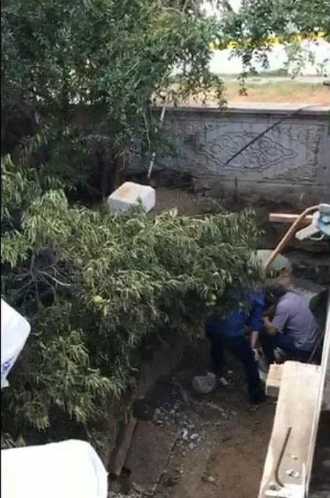 Aydın Nazilli'de heyelan sonrası inşaat temelinden kafatası ve kemikler çıktı-2