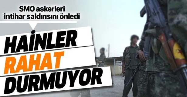 SMO askerleri intihar saldırısını önledi! Kalleşler rahat durmuyor!