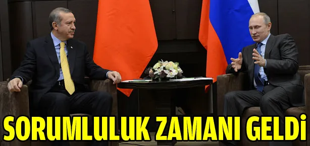 Sorumluluk zamanı geldi