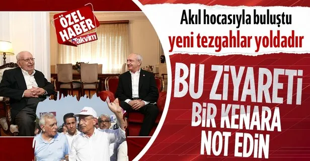 CHP lideri Kemal Kılıçdaroğlu’ndan akıl hocası Hüsamettin Cindoruk’a zamanlaması manidar ziyaret!