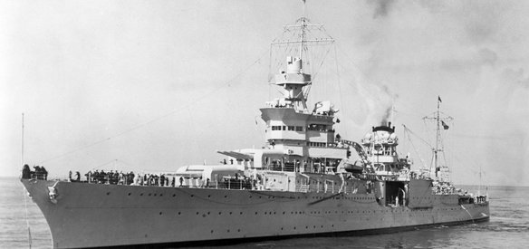 ABD donanmasına ait USS İndianapolis adlı savaş gemisinin enkazı 72 yıl sonra Pasifik Okyanusu'nda bulundu.