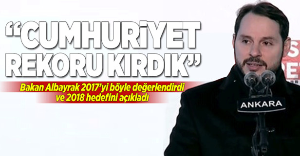 Berat Albayrak: "Cumhuriyet rekoru kırdık"