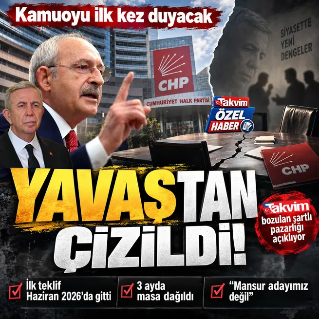 Mansur Yavaşın CHP ile yol ayrımı! TAKVİM 3 ayda bozulan şartlı pazarlığı açıklıyor: Kılıçdaroğlu üzerini çizdi