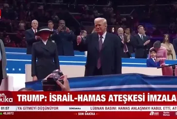 Trump sosyal medya hesabından duyurdu: "İsrail-Hamas ateşkesi imzaladı"