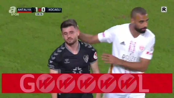GOL | Antalyaspor 1 - 0 Kocaelispor