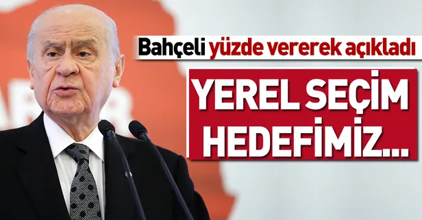 Devlet Bahçeli'den yerel seçim açıklaması