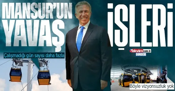 Yenimahalle – Şentepe teleferik hattı hala kapalı! ABB Başkanı Mansur Yavaş’tan vizyonsuzluk! Çalışmadığı gün sayısı daha fazla!