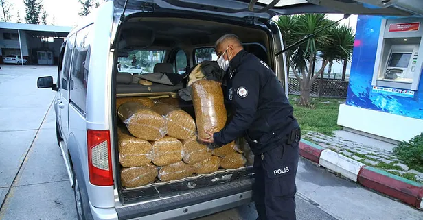 Adana'da ele geçirildi! Tam 1 ton...