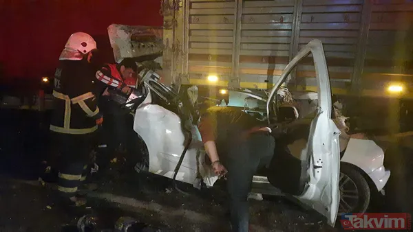 Adana Pozantı'da aşırı hız yapan TIR, kırmızı ışıkta bekleyen araçlara çarptı: 1 ölü, 4 yaralı - 18