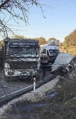 Hatay'da feci kaza: 10 ölü, 7 yaralı