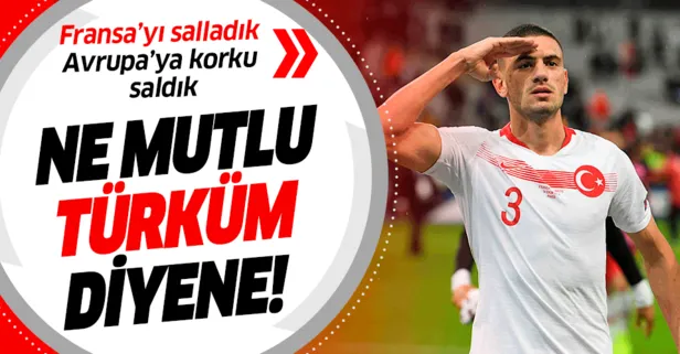 A Milli Takım'ın genç yıldızı Merih Demiral: Ne mutlu Türküm diyene