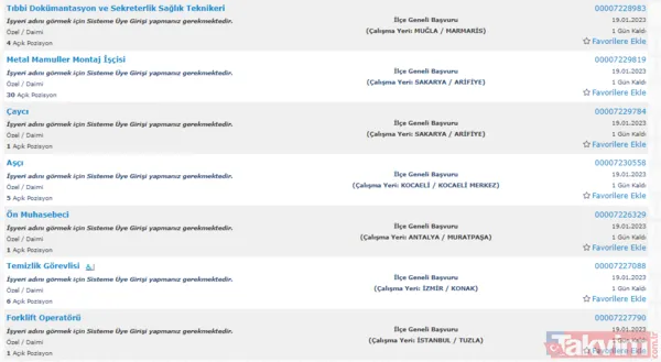 Hastane işçi alım kadroları! 20 Ocak 2023 Hastanelere en az ilköğretim mezunu sınavsız personel ve işçi alımı başvuru şartları nedir? - 8