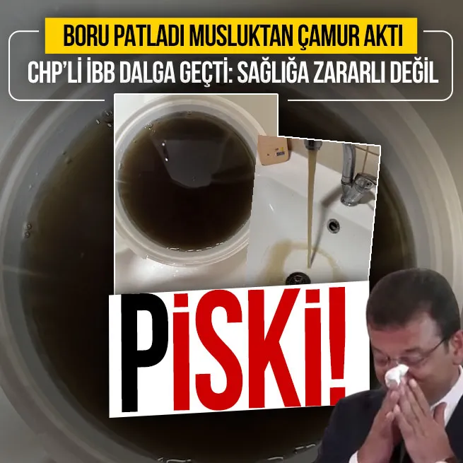 İstanbulda musluklardan çamur akıyor! İSKİden skandal açıklama