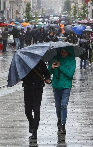 İstanbul 3 gün yağmurlu