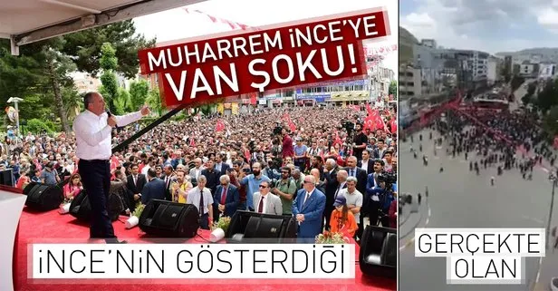 Van mitinginde Muharrem İnceye şok!