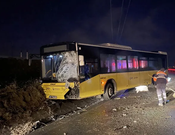 Günü yine kazayla kapattı