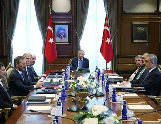 Erdoğan liderliğindeki kritik toplantı sona erdi