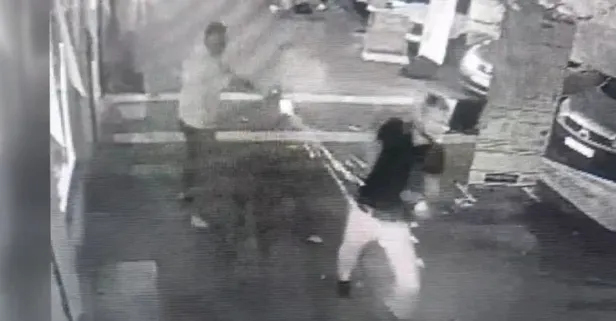 Alacak verecek meselesinde kan döküldü: Cinayet anı kamerada