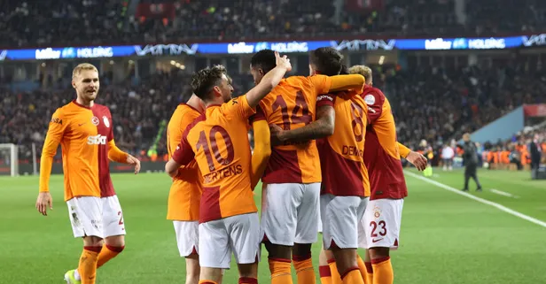 Aslan derbide kükredi! Galatasaray Trabzonspor'u deplasmanda mağlup etti