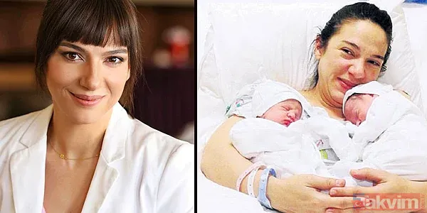 Ozan Çobanoğlu ile Ezgi Sertel ikizlerinin yüzünü ilk kez gösterdi! - 6