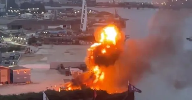 Film setinde kabusu yaşadılar! Planlı patlama kontrolden çıktı alevler her yeri sardı