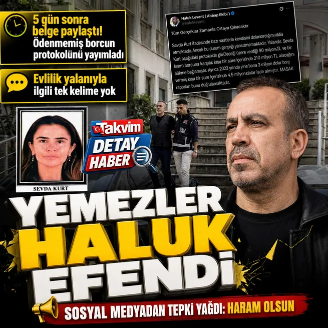 Haluk Leventten Sevda Kurt paylaşımı! Ödenmemiş borcun protokolünü paylaştı evlilik yalanıyla ilgili tek kelime etmedi